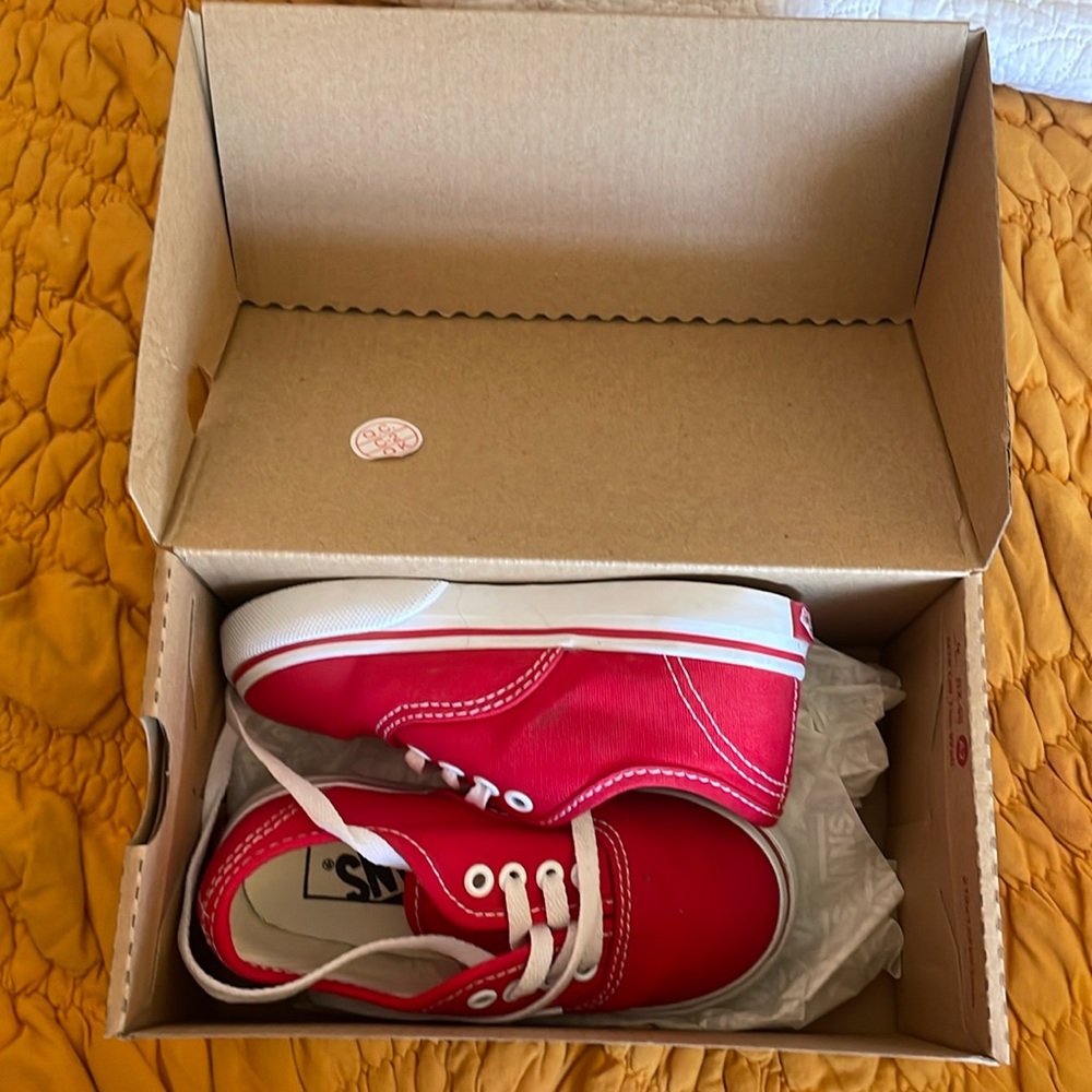 Red vans - Authentic 7.0
